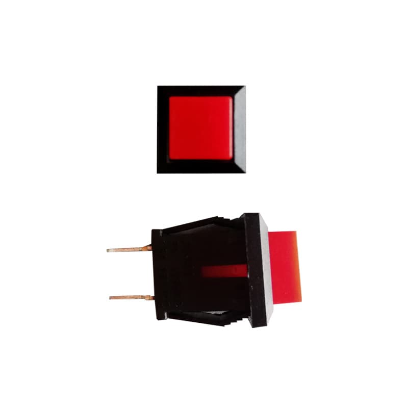 SWITCH PULSADOR CUADRADO CORTO PAQ X 10