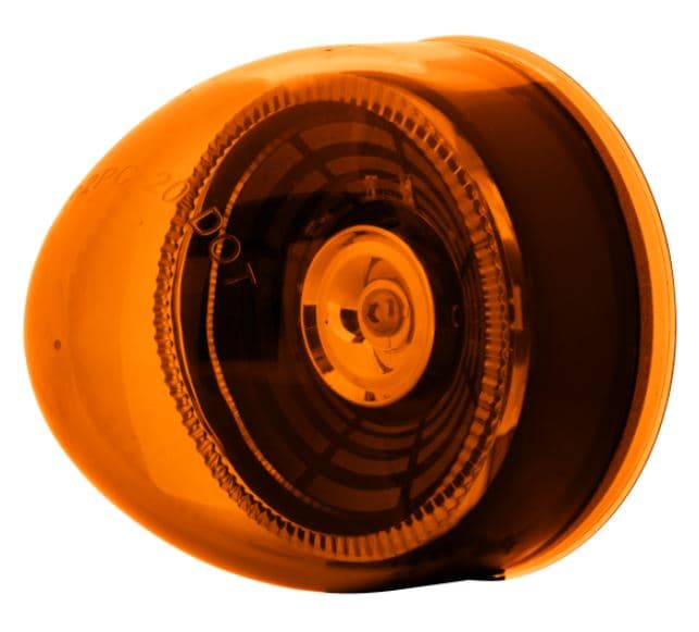 LAMPARA DEMARCADORA REDONDA TIPO COLMENA 2.5 PULG 4 LED AMBAR 12V