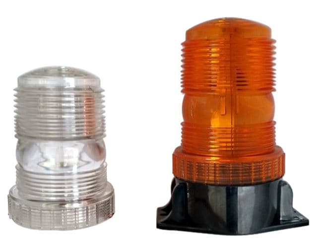 LICUADORA ALTO PODER DE PREVENCION(120X100MM) 30 LED AMBAR 1 FUN CON KIT DE LENTE BLANCO CABLES 110V