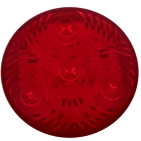 LAMPARA DEMARCADORA REDONDA 2.5 PULG 4 LED ROJO 12V