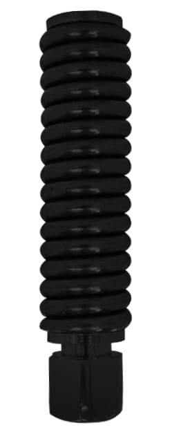 RESORTE DE LUJO EN ACERO NEGRO PARA ANTENA DE CAMION 1PC