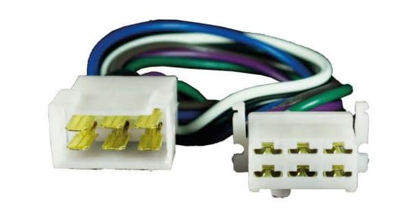 PACHA CONECTOR CON CABLE 6 VIAS MACHO-HEMBRA CABLE CENTELSA PAQ X 10