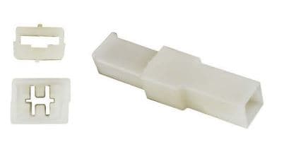 PACHA CONECTOR SIN CABLE 1 VIAS 2 TERMINALES PAQ X 10