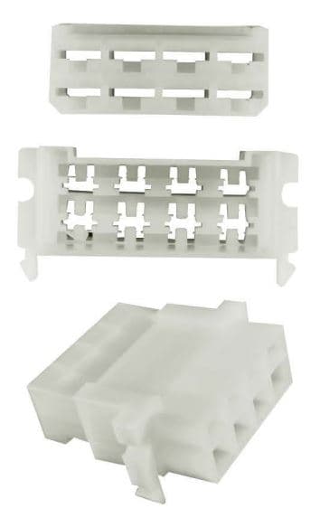 PACHA CONECTOR SIN CABLE 8 VIAS 16 TERMINALES PAQ X 10
