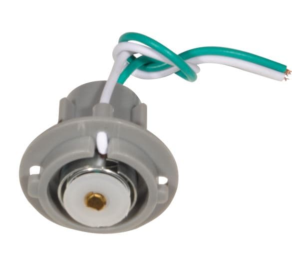 SOCKET BOMBILLO 1141 PLASTICO GRIS PAQ X 10