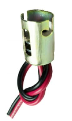 SOCKET BOMBILLO LATA 1034 SIN BASE PAQ X 10