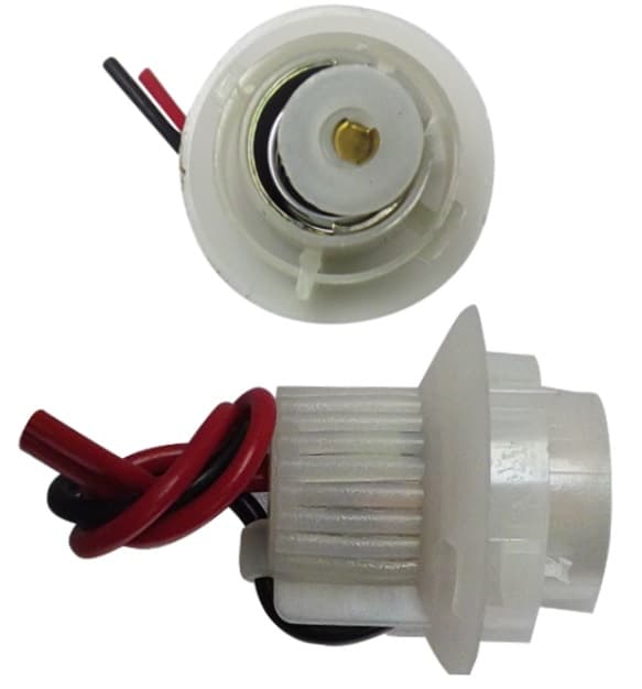 SOCKET BOMBILLO 1141 PLASTICO BLANCO 1 CONTACTO PAQ X 10