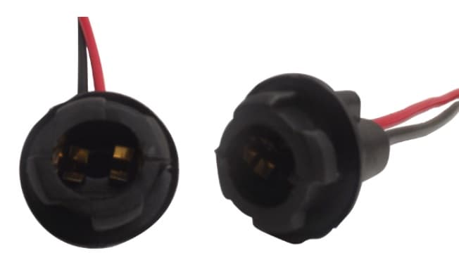 SOCKET BOMBILLO T10 158 CON CABLE PAQ X 10