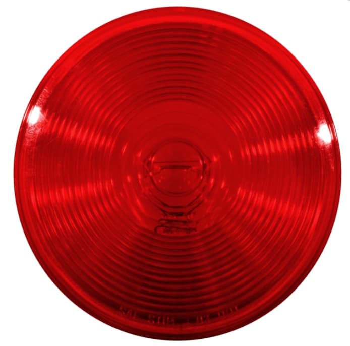 LAMPARA BOMBILLO REDONDA 4 PULG STOP REDONDA ROJO 12V