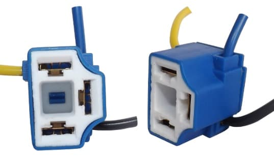 SOCKET BOMBILLO H4 LOZA CURVO PAQ X 10