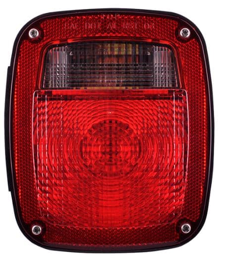 LAMPARA STOP 3 TORNILLOS CON BOMBILLO UNIVERSAL Y CABLES 12V L/R