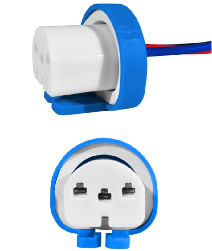 SOCKET BOMBILLO 9004-9007 LOZA CABLE 14AWG KTC PAQ X 10