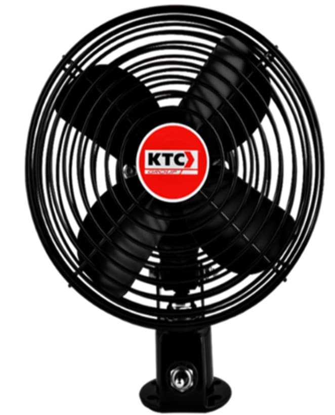 VENTILADOR HEAVY DUTY 6 METALICO NEGRO12V 1PC KTC