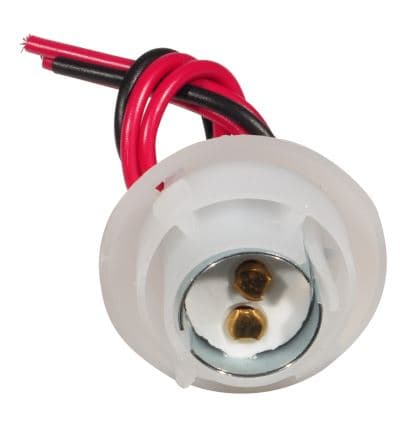 SOCKET BOMBILLO 1034 PLASTICO BLANCO- CONTACTO EN CERAMICA PAQ X 10