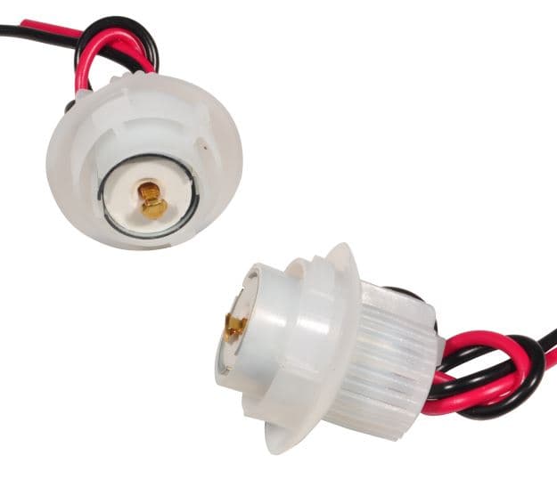 SOCKET BOMBILLO 1141 PLASTICO BLANCO- CONTACTO EN CERAMICA PAQ X 10