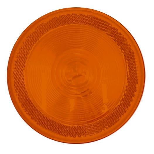 LAMPARA DIRECCIONAL REDONDA 4PULG REFLECTIVO AMBAR CON BOMBILL