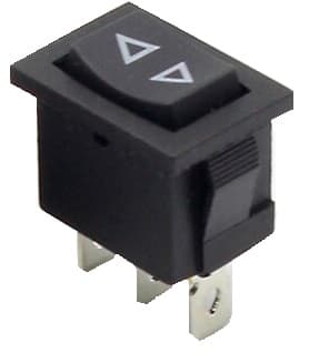 SWITCH TECLA 3P BALANCIN BLOQUEO UNIVERSAL 3A 250VAC 6A 125VAC PAQ X 10
