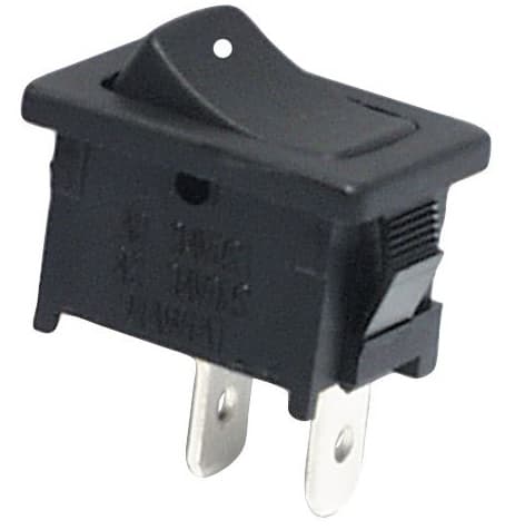 SWITCH TECLA 2P NEGRO PEQUENO ON-OF REVERSIBLE PAQ X 10