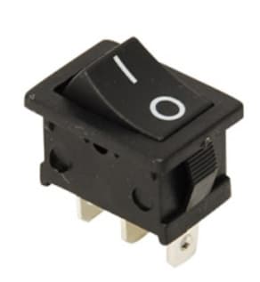 SWITCH TECLA 3P 2 POSICION SW27 NEGRO UNIVERSAL MRS102 PAQ X 10