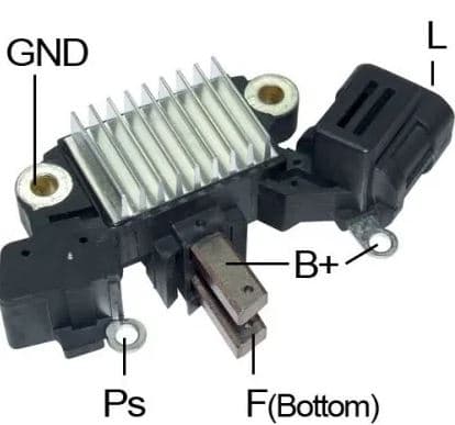 REGULADOR (VRH2000-70B) 24V ALTERNADOR HITACHI CHEVROLET REWARD NQR NPR