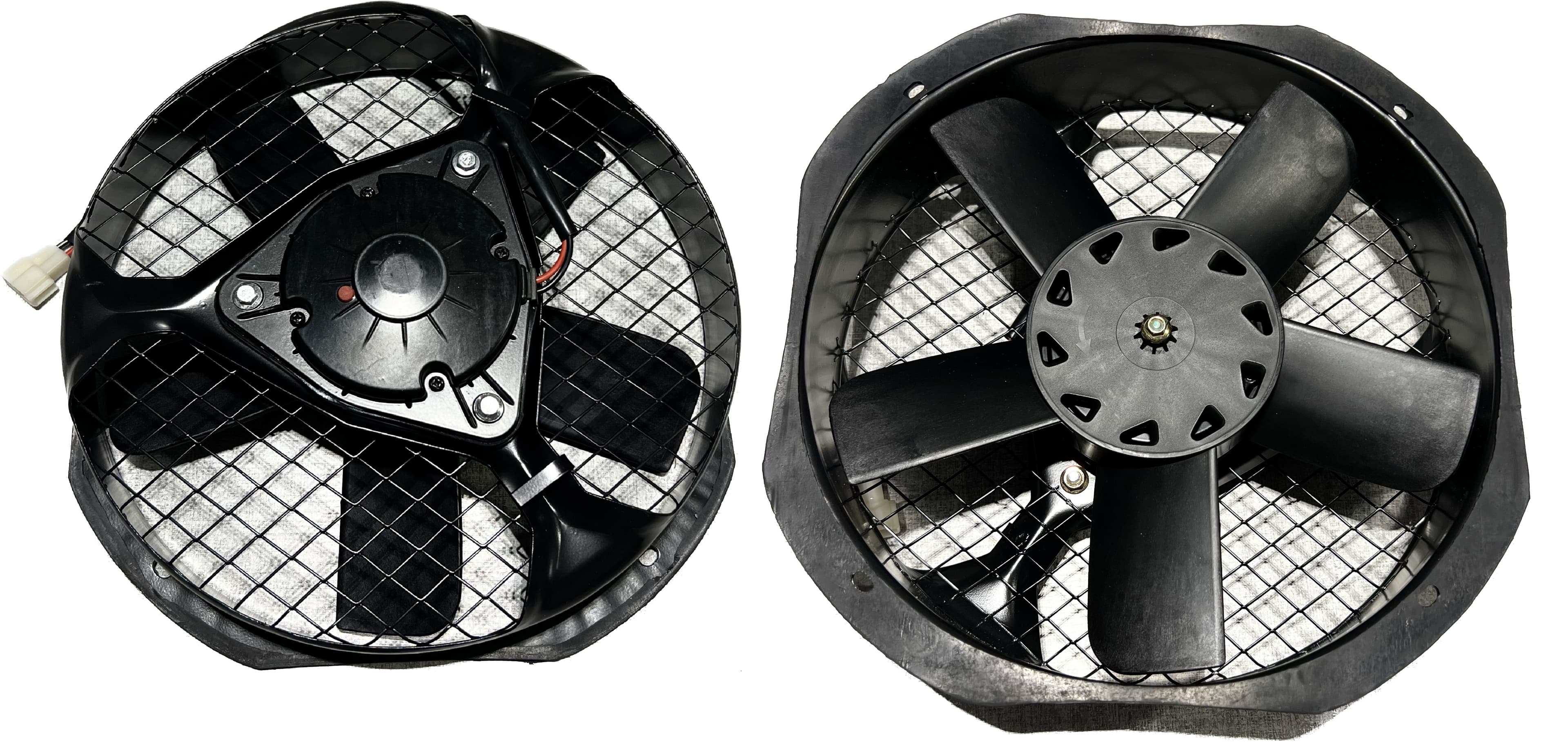 MOTOVENTILADOR UNIVERSAL 11 PULGADAS 24V GIRO IZQUIERDO - SUCCION 200 WATTS TIPO PESADO