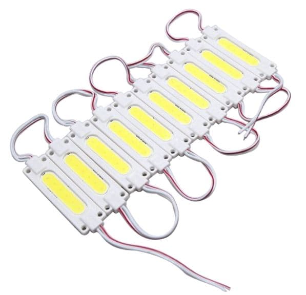 MODULO COB LED BLANCO 24V PAQX10