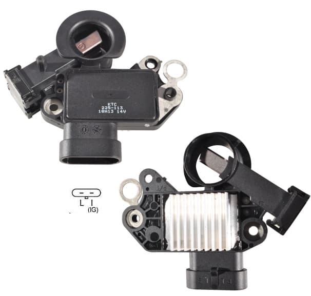 REGULADOR (D2206) 12V AVEO-OPTRA-SUZUKI SWIFT 1.6L 2 PINES