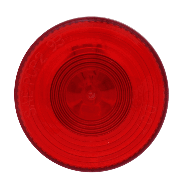 LAMPARA DEMARCADORA REDONDA BOMBILLO 2.5 PULG DEMARCADORA ROJA 12V