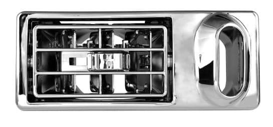 REJILLA DE REEMPLAZO PARA A/C KENWORTH 2002 MAS CONDUCTOR ABS CROMADO 1PC