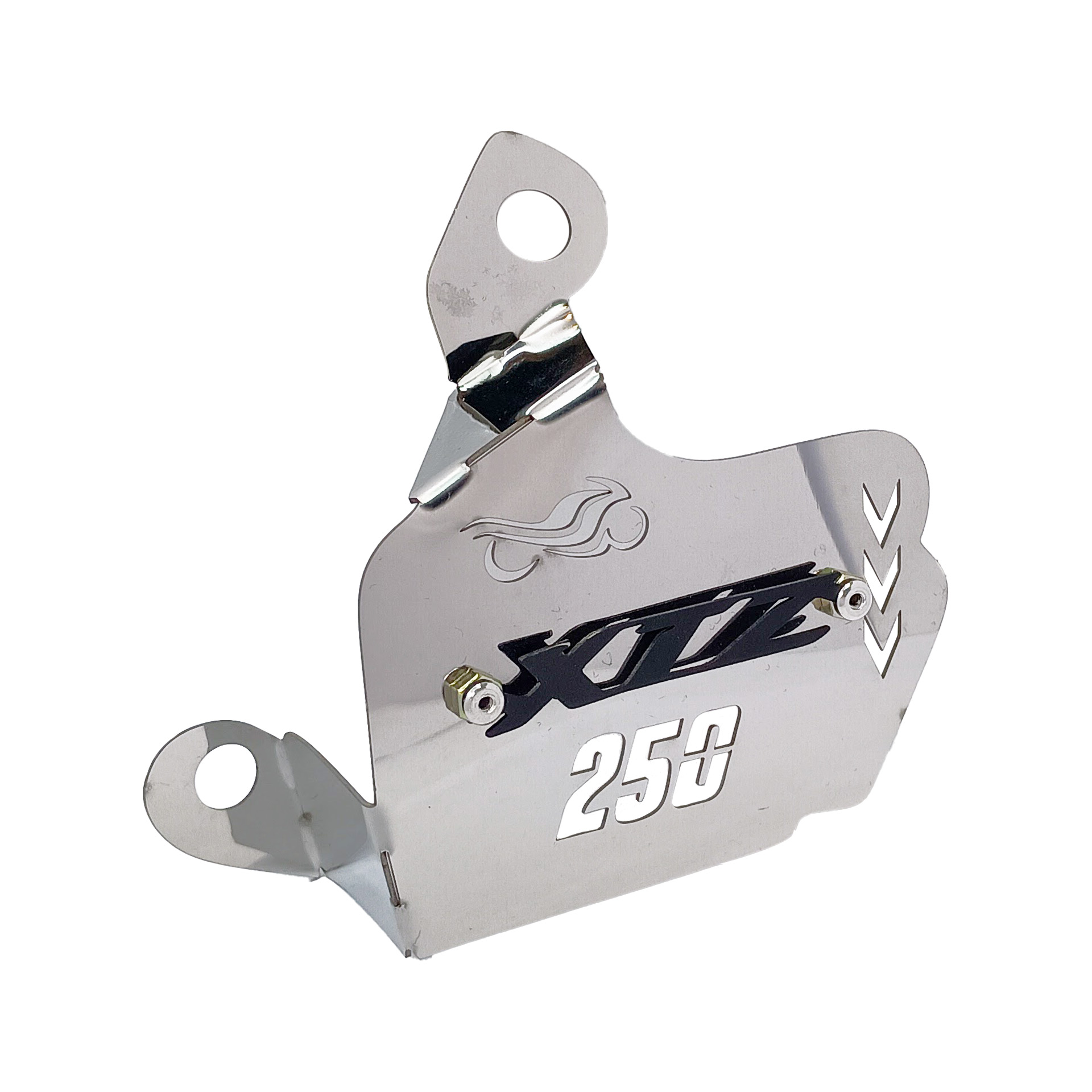 PROTECTOR DE CALIPER XTZ 250 CROMADO - NEGRO