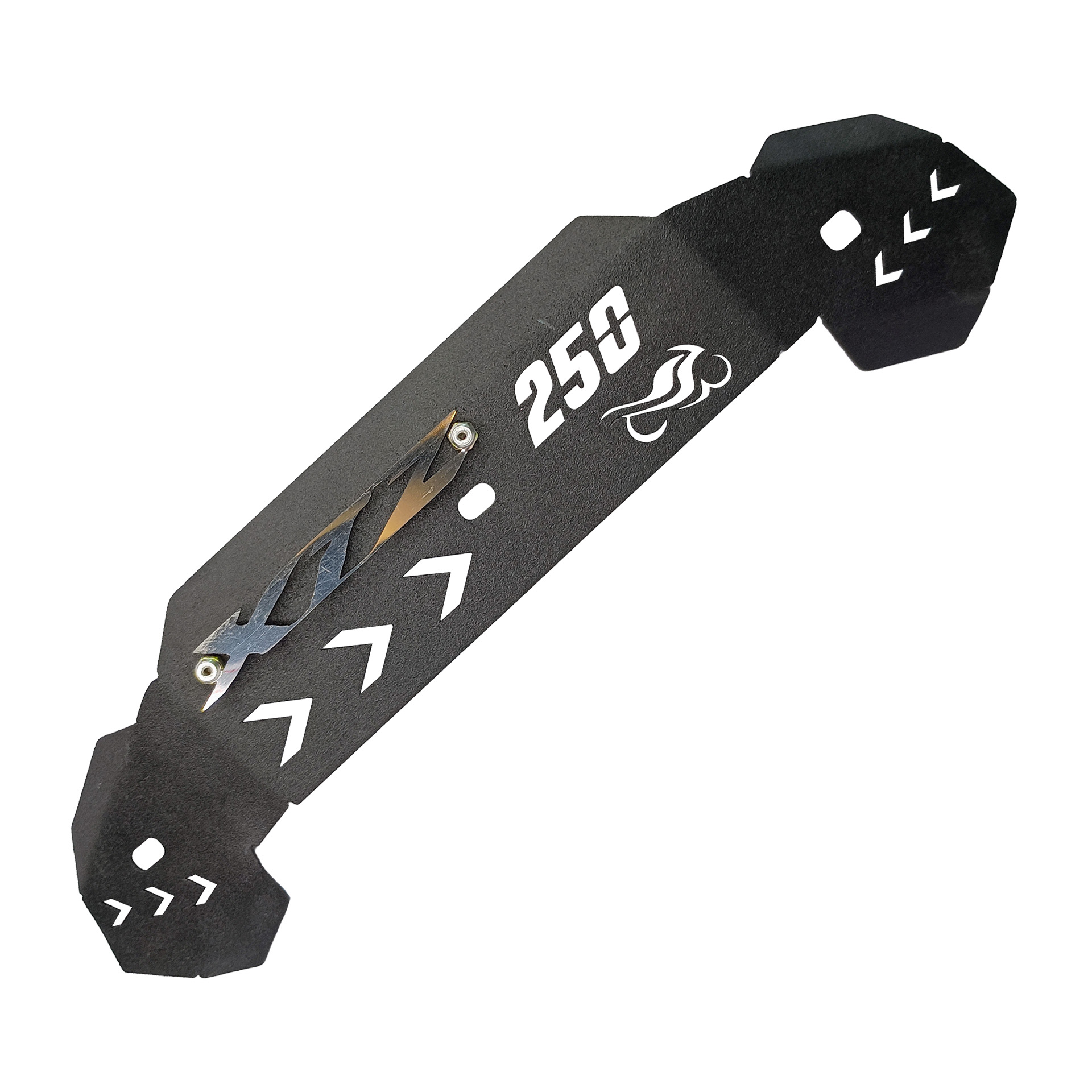 LUJO DE MOFLE XTZ 250 NEGRO - CROMADO