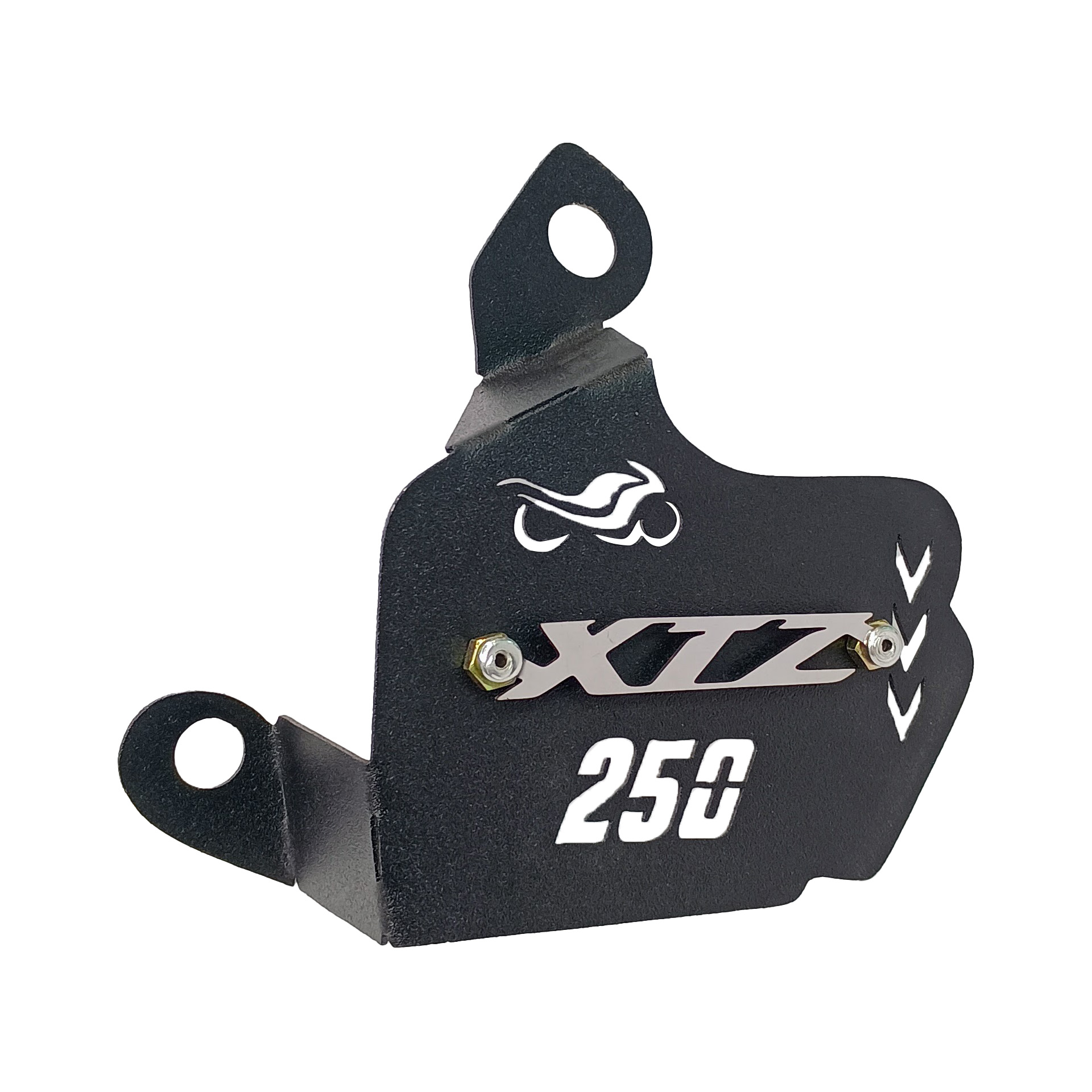 PROTECTOR DE CALIPER XTZ 250 NEGRO - CROMADO