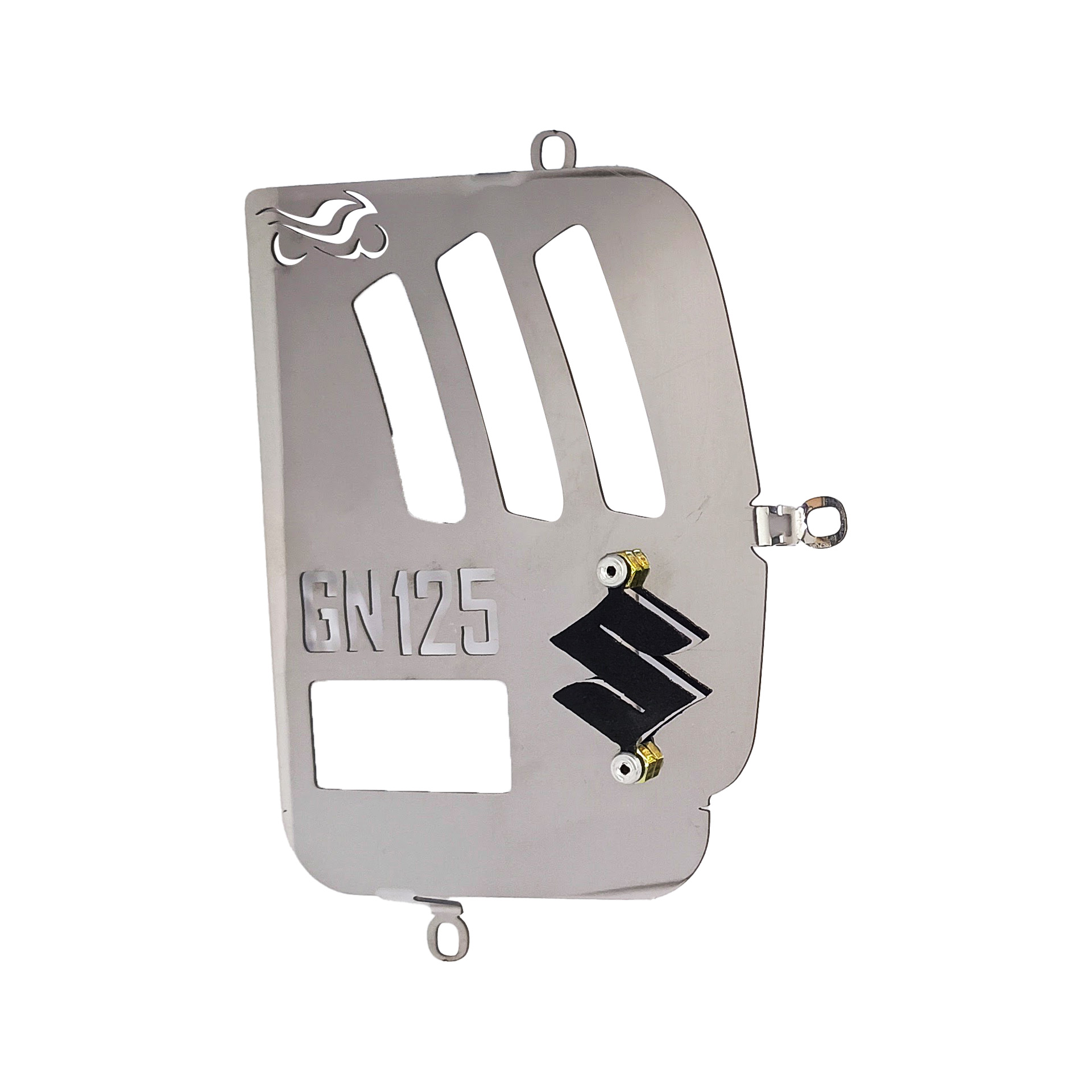 TAPA PINON GN CROMADO - NEGRO