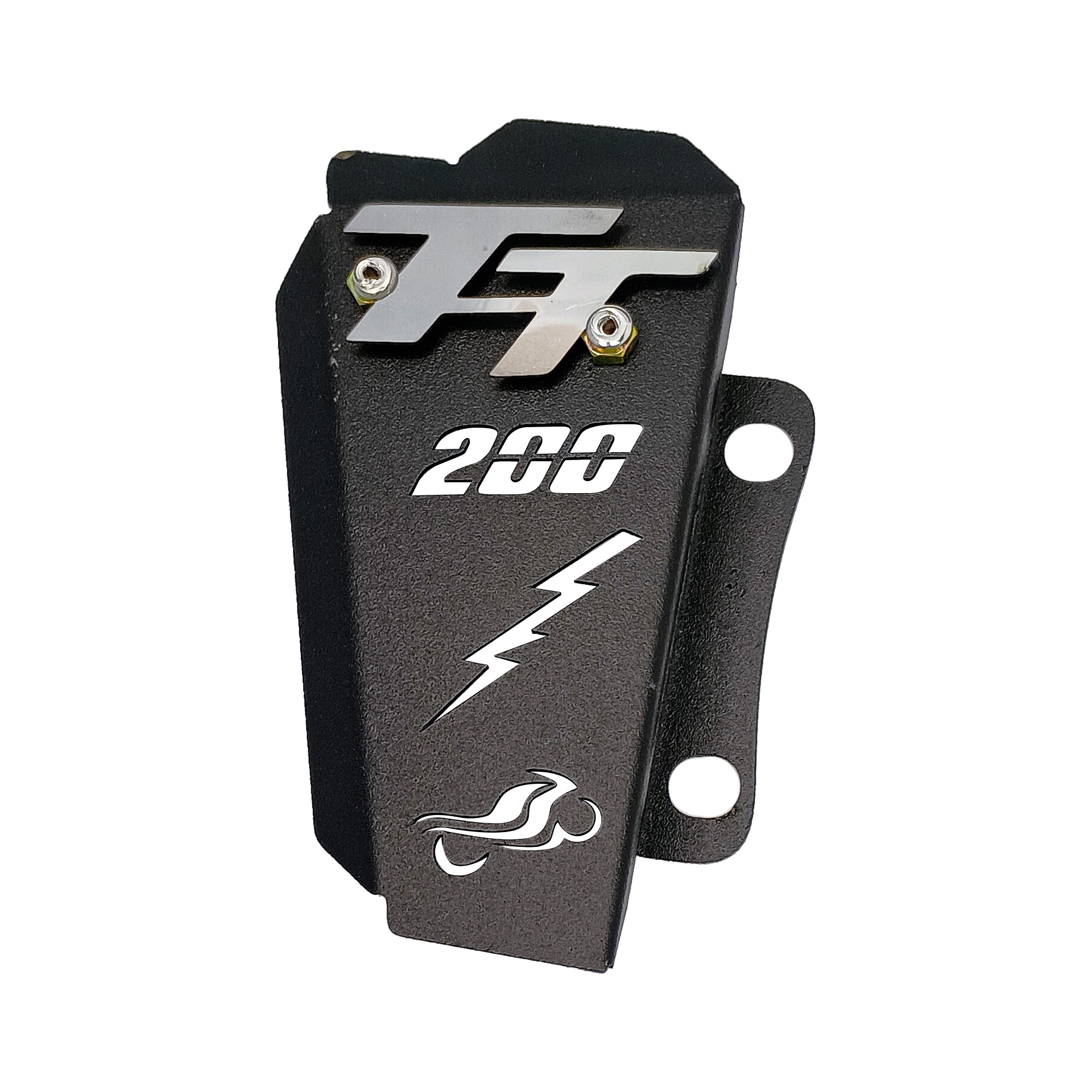 TAPA PISTON TTR 200 NEGRO - CROMADO