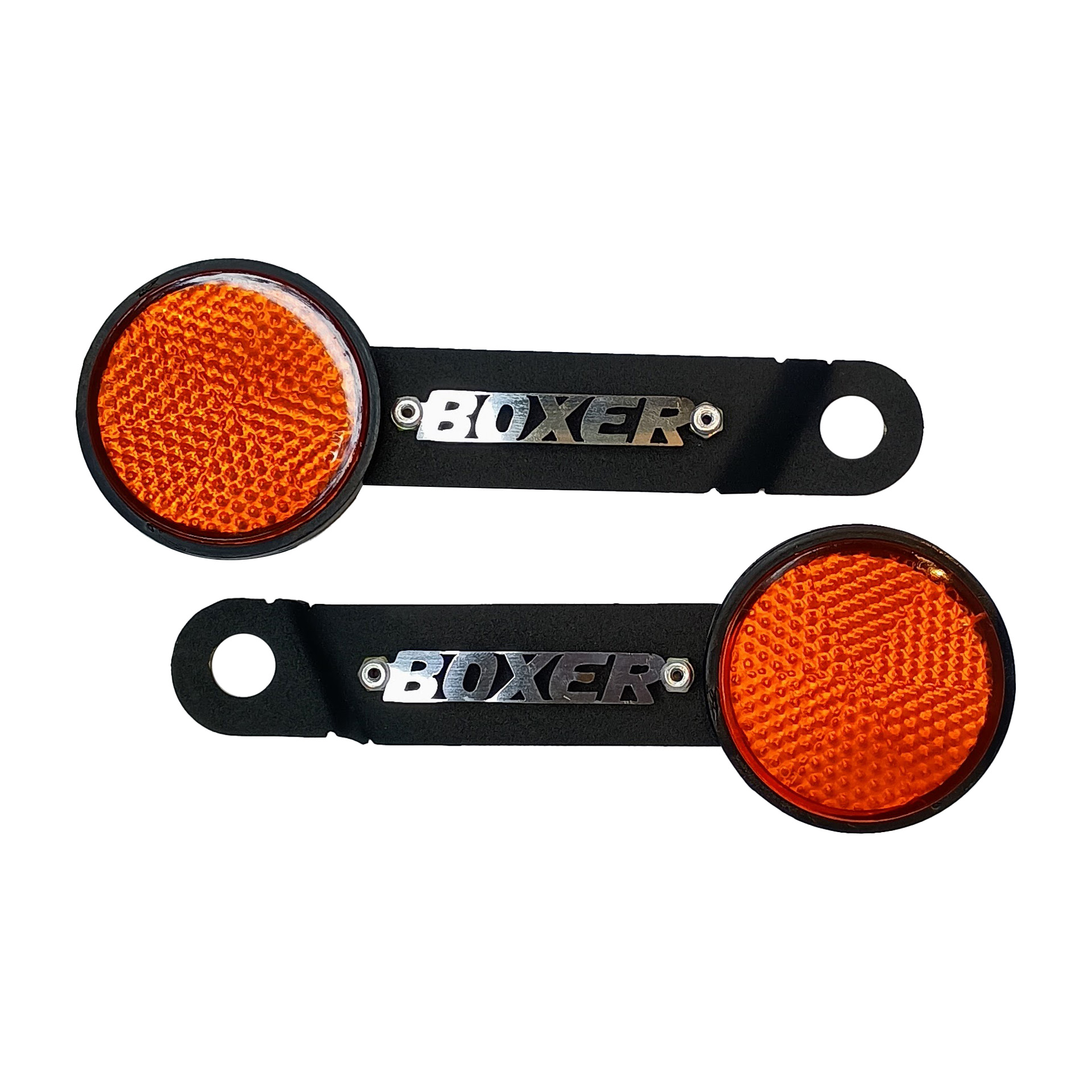 TRAGA LUZ CON LAMINA BOXER NEGRO - CROMADO