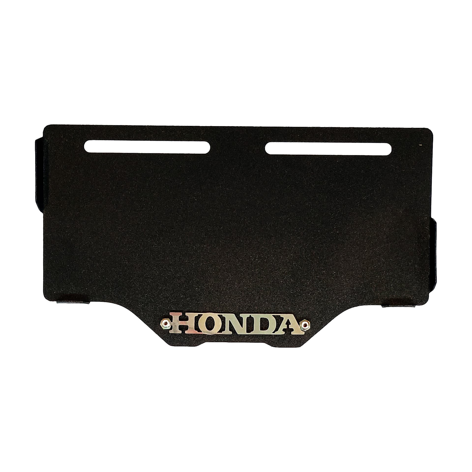 PORTA PLACA HONDA XR 150-190 NEGRO - CROMADO