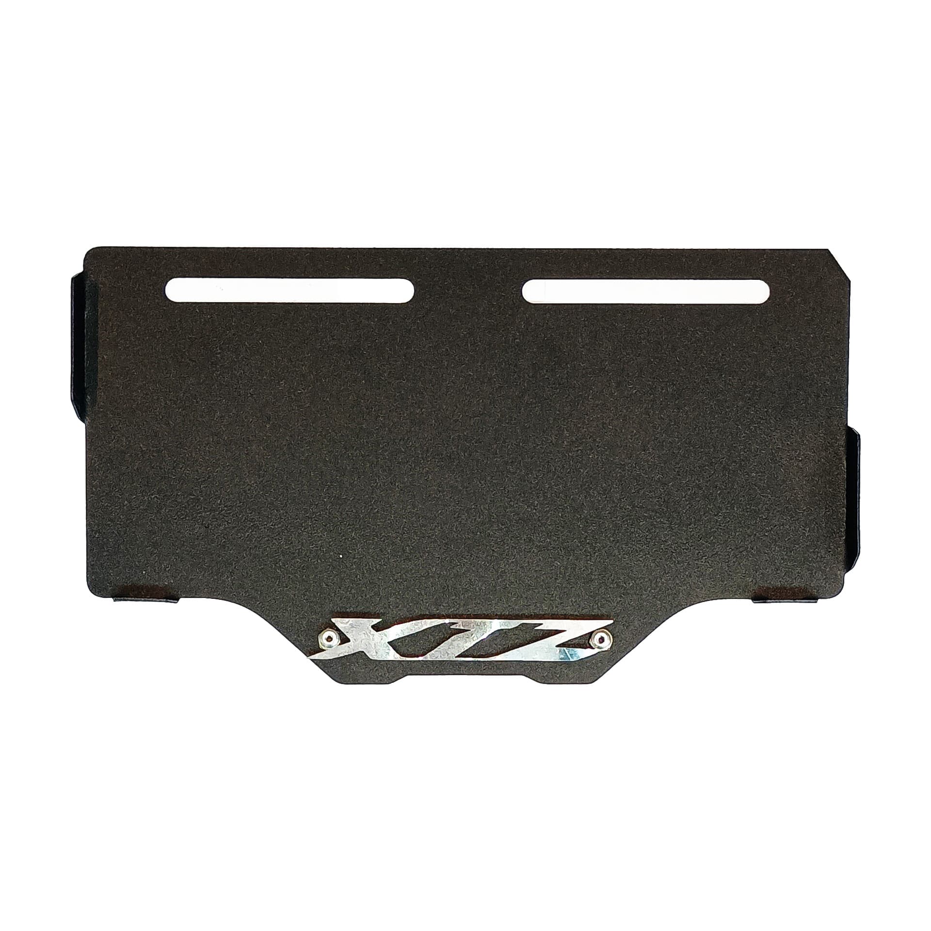 PORTA PLACA XTZ 125-150 NEGRO - CROMADO