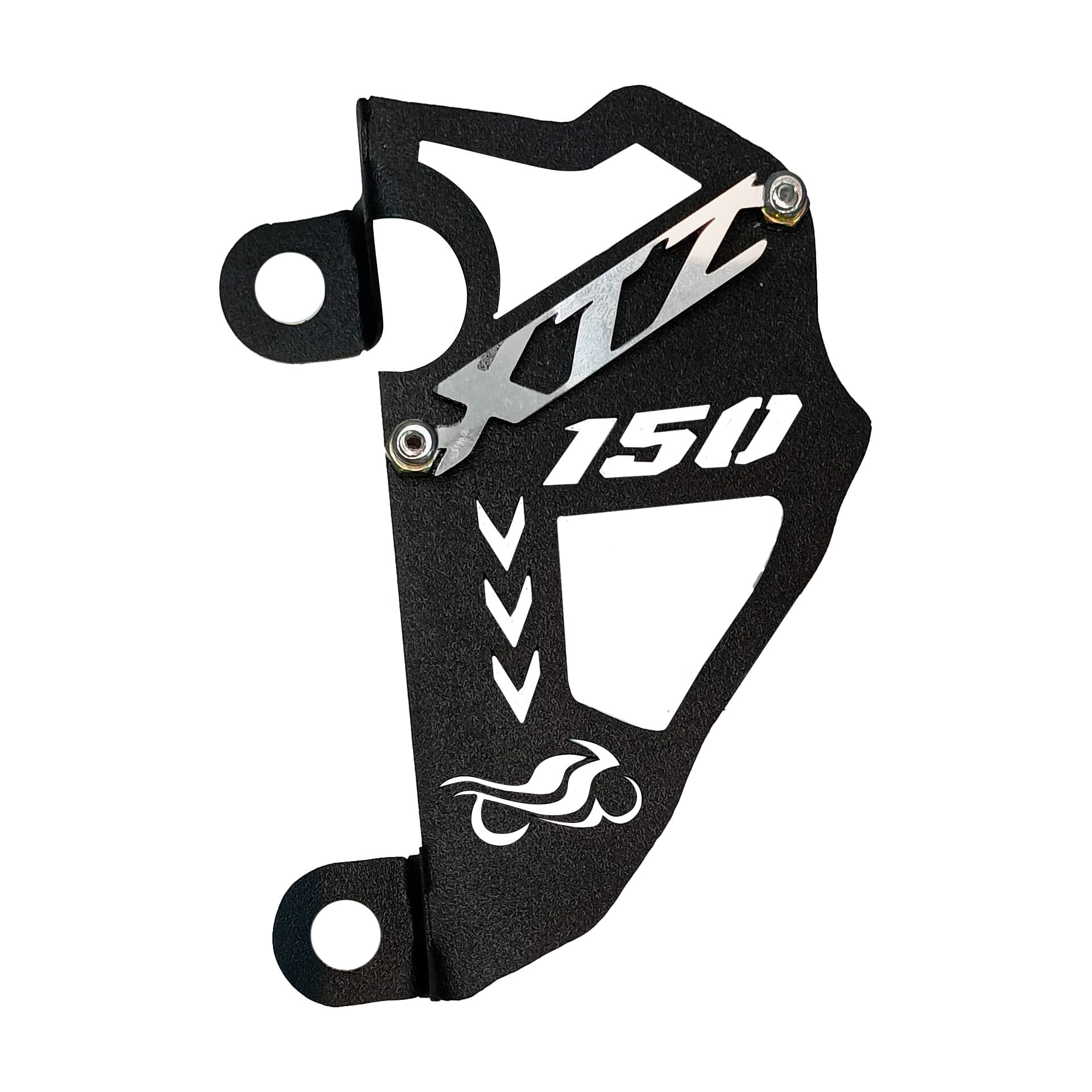 PROTECTOR DE CALIPER XTZ 150 NEGRO -CROMADO