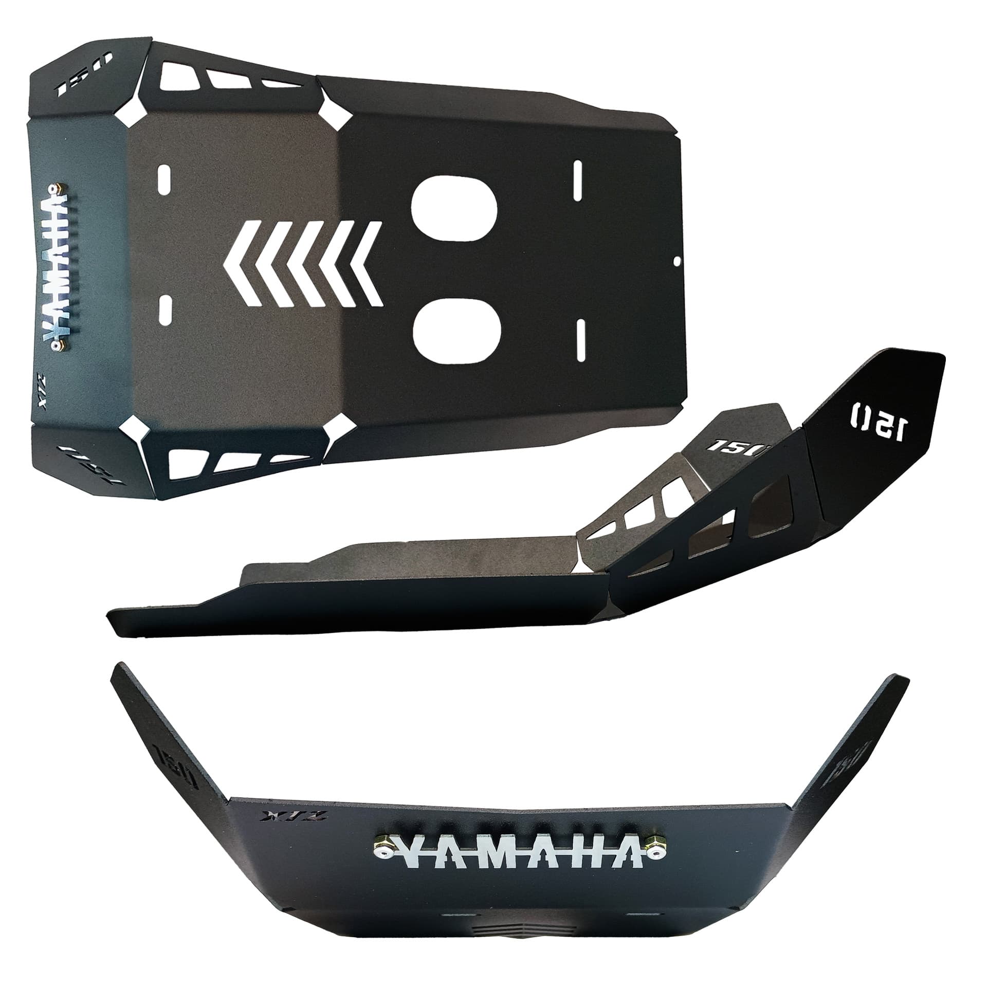 PECHERA XTZ 150 NEGRO - CROMADO