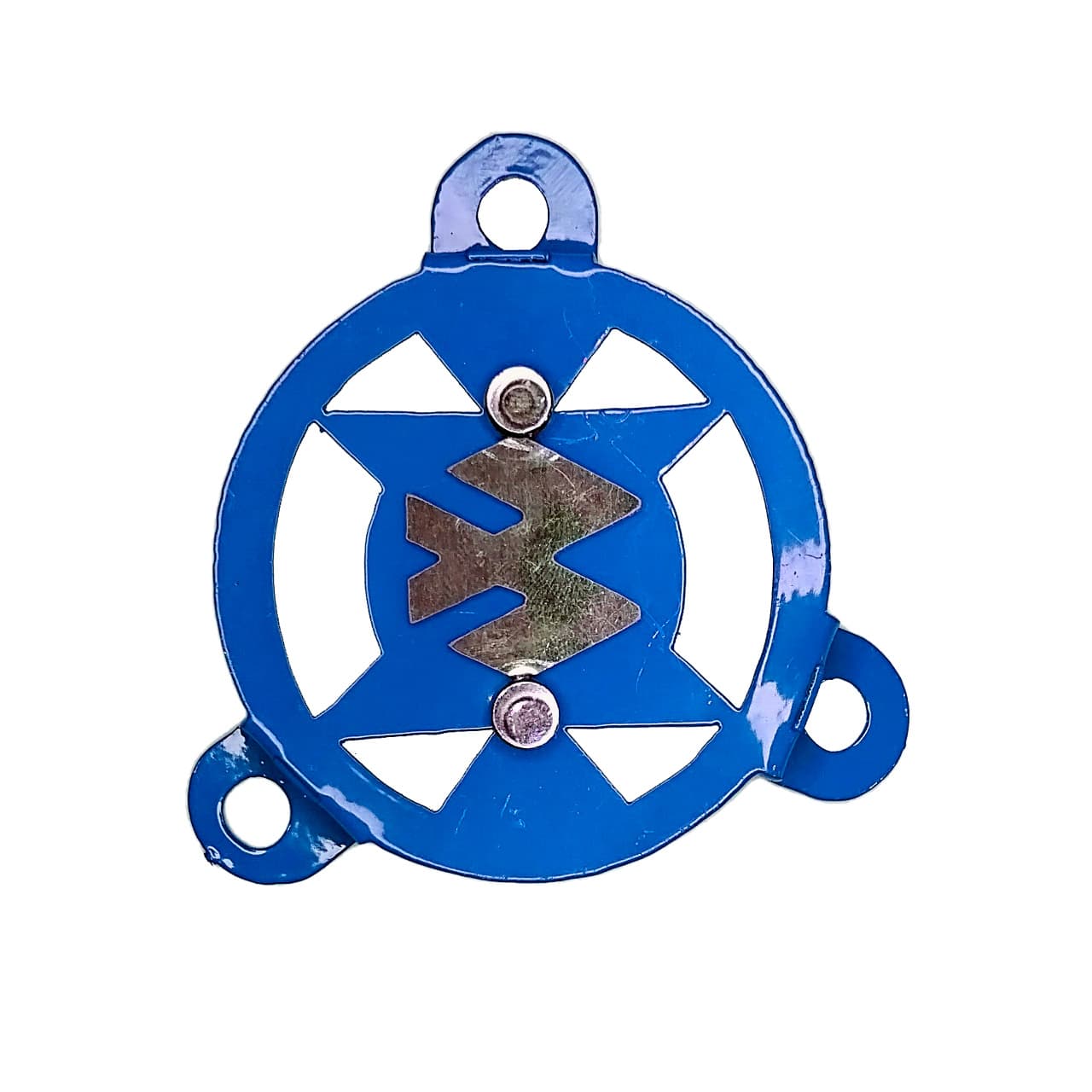 TAPA FILTRO AUTECO BASE AZUL - LOGO CROMADO