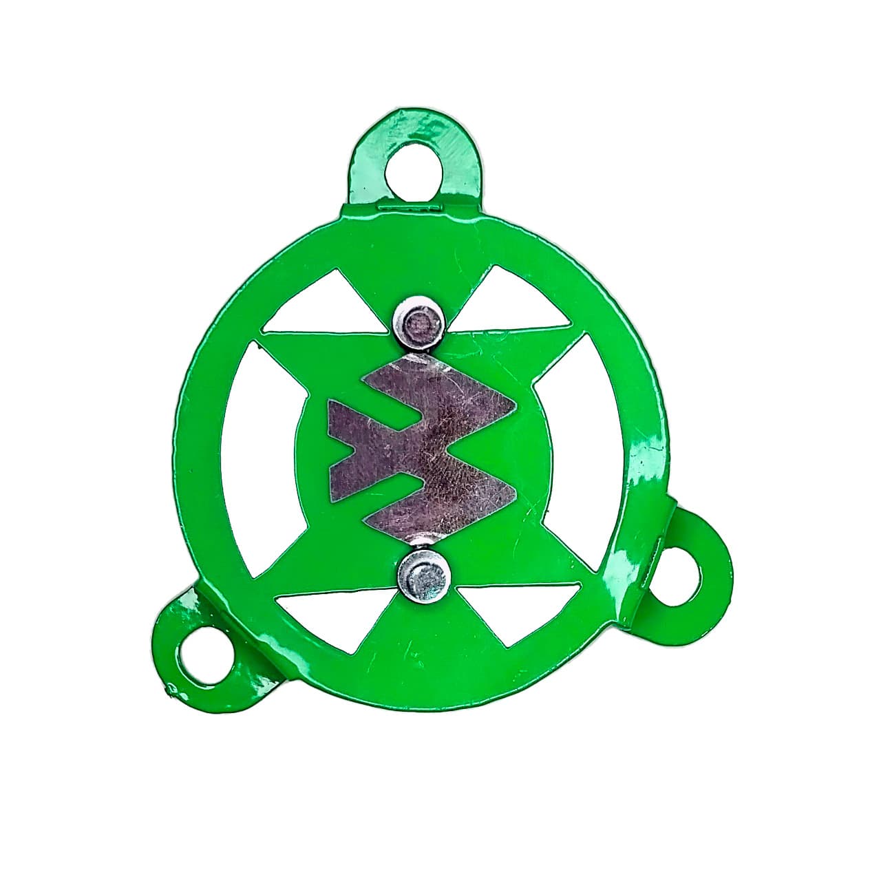TAPA FILTRO AUTECO BASE VERDE - LOGO CROMADO