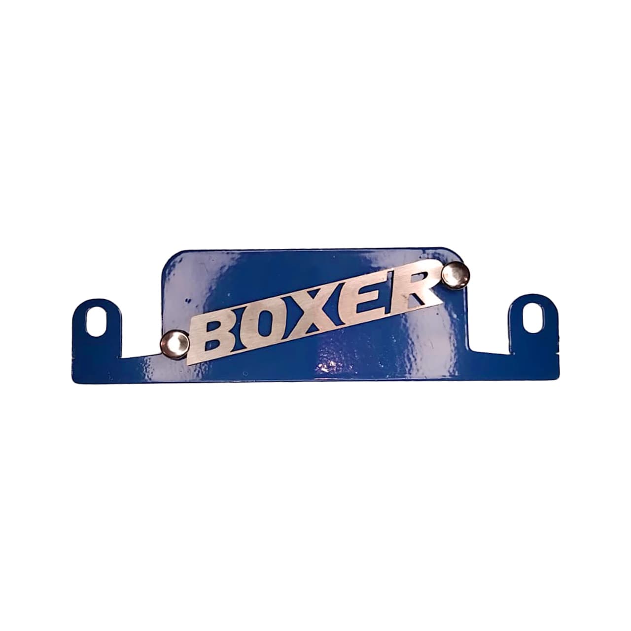TAPA CULATA BOXER KS FONDO AZUL OSCURO - LOGO CROMADO