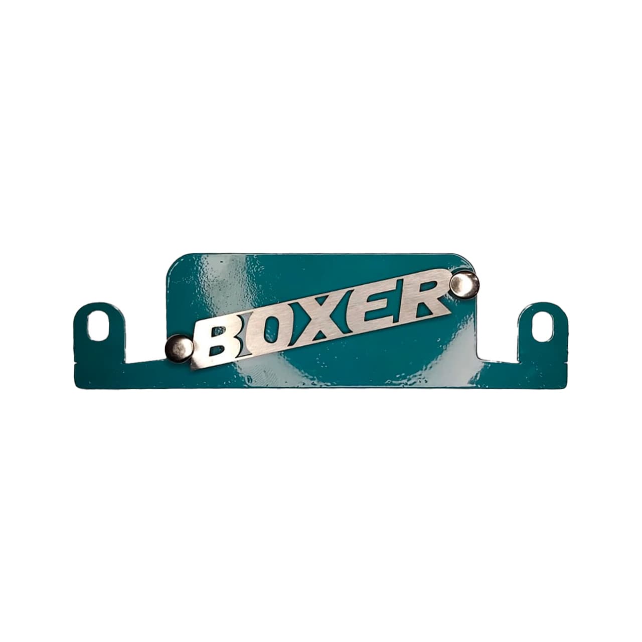 TAPA CULATA BOXER KS FONDO AGUAMARINA - LOGO CROMADO