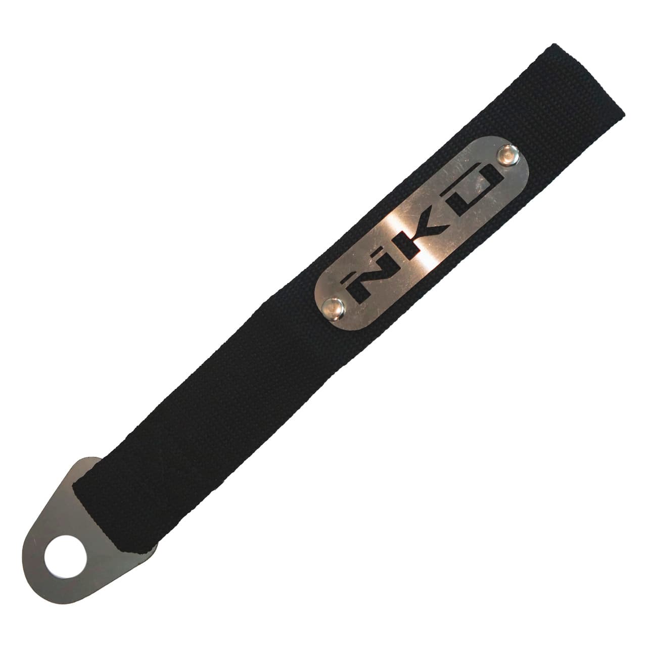 REATA NEGRA CON LAMINA DE ACERO NKD