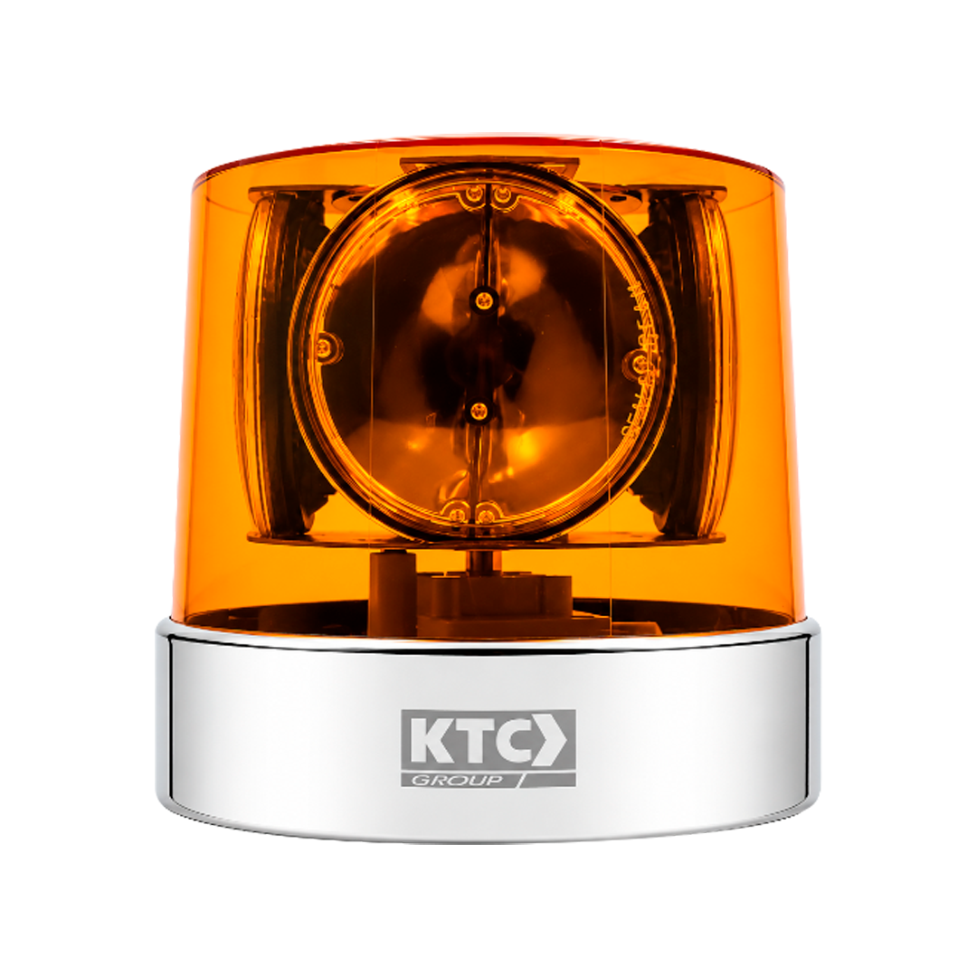 LUZ LED DE PREVENCION AMBAR CON 4 UNIDADES BASE EN ALUMINIO Y CABLES MV