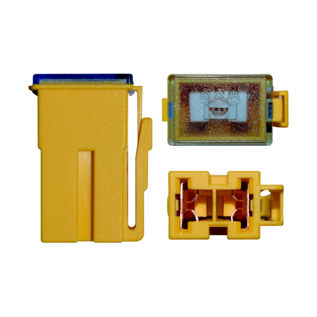 FUSIBLE PAL HEMBRA PIN LATERAL 65AMP (AMARILLO)