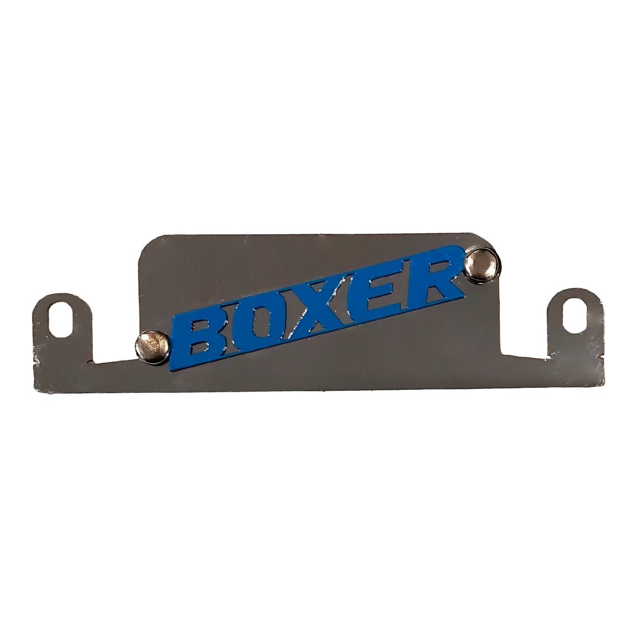 TAPA CULATA BOXER KS FONDO CROMADO - LOGO CELESTE