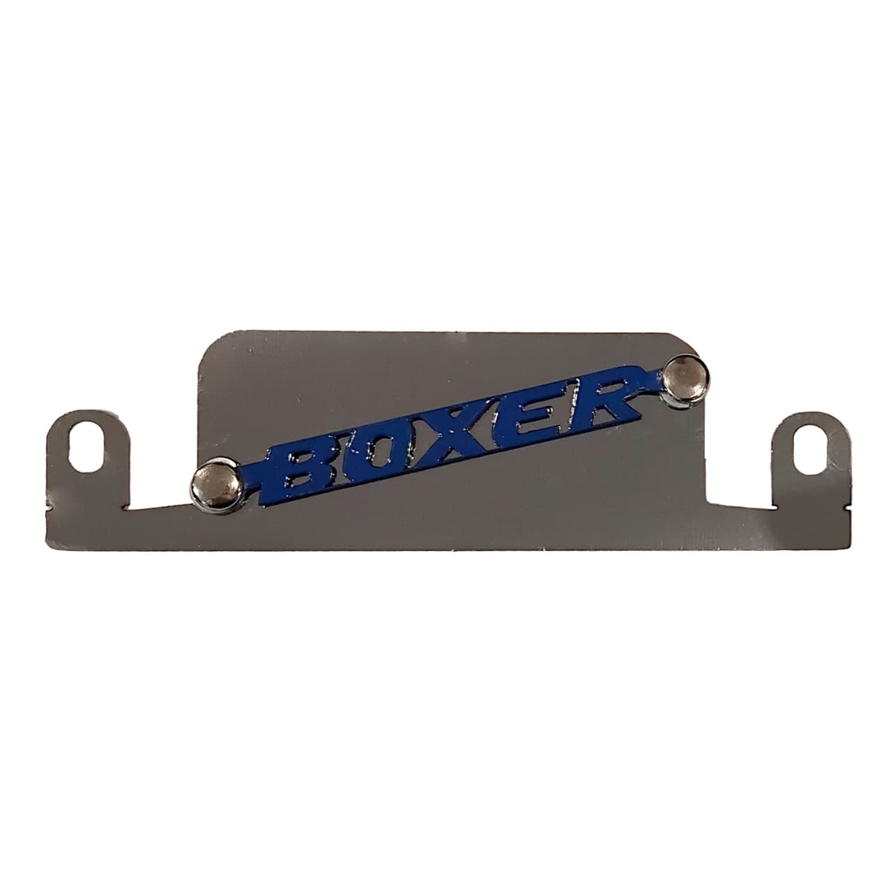 TAPA CULATA BOXER KS FONDO CROMADO - LOGO AZUL
